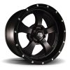 Matte Black 17x9 Alloy Wheel (5x5) for JK