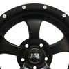 Matte Black 17x9 Alloy Wheel (5x5) for JK - Image 2