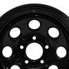Black 16x8 Steel Rock Wheel (5x5) for JK - Image 2